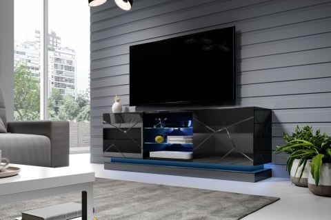 Oświetlenie RTV QIU 160 niebieskie Cama MEBLE Oświetlenie RTV QIU 160 niebieskie Cama MEBLE