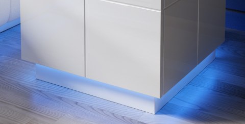 Oświetlenie szafka nocna REJA niebieskie Cama MEBLE Oświetlenie szafka nocna REJA niebieskie Cama MEBLE