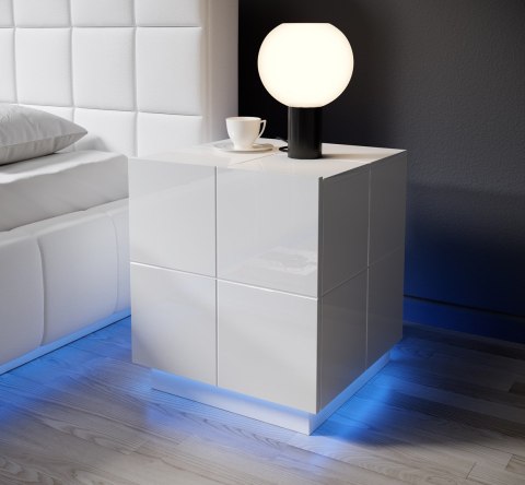 Oświetlenie szafka nocna REJA niebieskie Cama MEBLE Oświetlenie szafka nocna REJA niebieskie Cama MEBLE