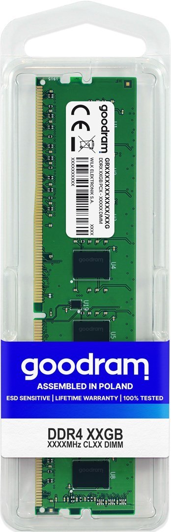GOODRAM DDR4 8GB PC4-25600 (3200MHz) CL22 GOODRAM 1024x8 GoodRam