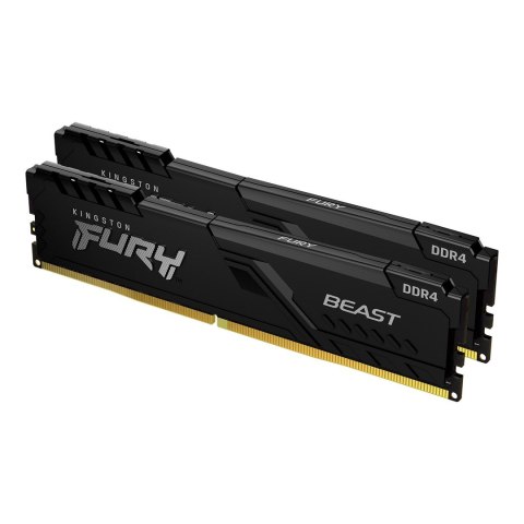 KINGSTON 64GB 3200MHz DDR4 CL16 DIMM (Kit of 2) FURY Beast Black KF432C16BBK2/64 Kingston KINGSTON 64GB 3200MHz DDR4 CL16 DIMM (Kit of 2) FURY Beast Black KF432C16BBK2/64 Kingston