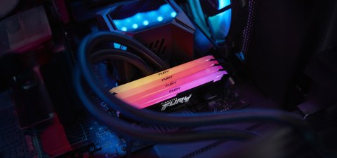 KINGSTON DDR4 32GB 3200MT/s CL16 DIMM (Kit of 2) FURY Beast RGB Kingston KINGSTON DDR4 32GB 3200MT/s CL16 DIMM (Kit of 2) FURY Beast RGB Kingston