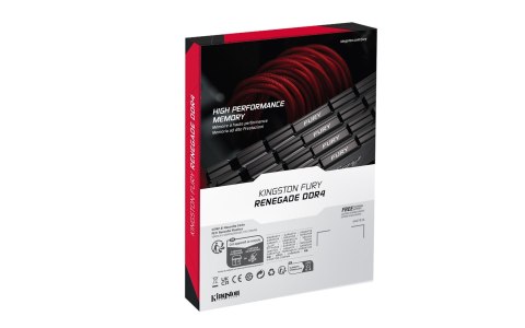KINGSTON FURY Renegade DDR4 32GB 3600MHz CL16 (Kit x2) Czarny Kingston KINGSTON FURY Renegade DDR4 32GB 3600MHz CL16 (Kit x2) Czarny Kingston
