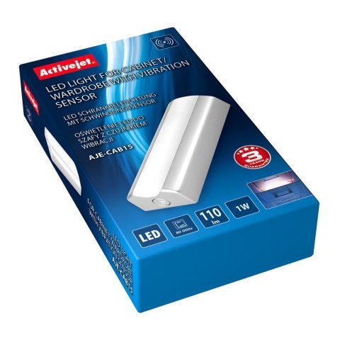 Oświetlenie LED z czujnikiem wibracji Activejet (1 W) Activejet Oświetlenie LED z czujnikiem wibracji Activejet (1 W) Activejet
