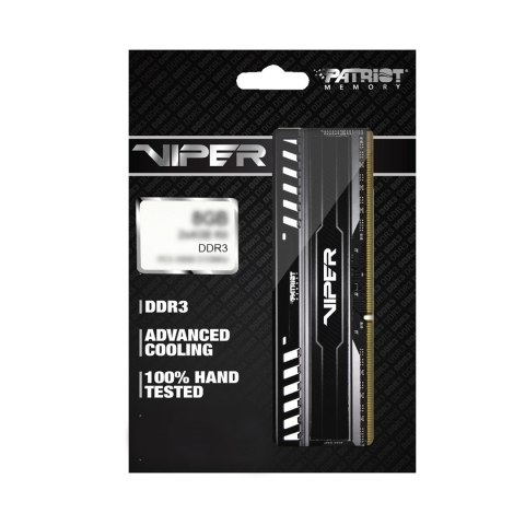 Pamięć Patriot Memory Viper 3 PV38G160C9K (DDR3 DIMM; 2 x 4 GB; 1600 MHz; CL9) Patriot Memory Pamięć Patriot Memory Viper 3 PV38G160C9K (DDR3 DIMM; 2 x 4 GB; 1600 MHz; CL9) Patriot Memory
