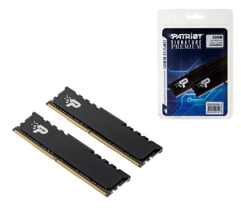 Patriot Premium Black DDR4 2x16GB 3200MHz Patriot Memory Patriot Premium Black DDR4 2x16GB 3200MHz Patriot Memory