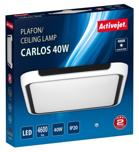 Plafon LED Activejet AJE-CARLOS 40W Activejet Plafon LED Activejet AJE-CARLOS 40W Activejet