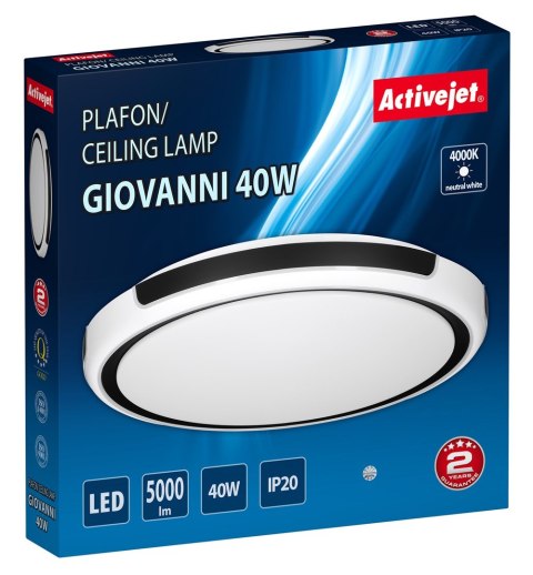 Plafon LED Activejet AJE-GIOVANNI 40W Activejet Plafon LED Activejet AJE-GIOVANNI 40W Activejet