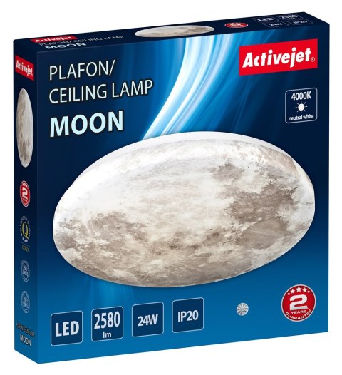 Plafon sufitowy LED Activejet AJE-MOON 24W Activejet Plafon sufitowy LED Activejet AJE-MOON 24W Activejet