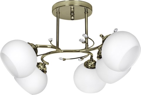 Żyrandol klasyczna lampa sufitowa wisząca Activejet IRMA Patyna 5xE27 do salonu Activejet Żyrandol klasyczna lampa sufitowa wisząca Activejet IRMA Patyna 5xE27 do salonu Activejet