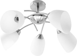 Żyrandol klasyczna lampa sufitowa wisząca Activejet NIKITA Nikiel 5xE27 do salonu Activejet