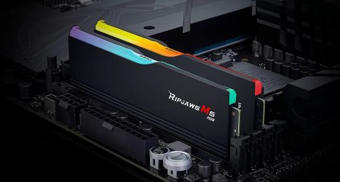 G.SKILL RIPJAWS M5 RGB DDR5 2X16GB 6000MHZ CL36-36 BLACK F5-6000J3636F16GX2-RM5RK G.SKILL G.SKILL RIPJAWS M5 RGB DDR5 2X16GB 6000MHZ CL36-36 BLACK F5-6000J3636F16GX2-RM5RK G.SKILL