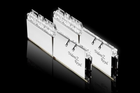G.SKILL TRIDENTZ ROYAL RGB DDR4 2X16GB 3200MHZ CL16 XMP2 SILVER F4-3200C16D-32GTRS G.SKILL G.SKILL TRIDENTZ ROYAL RGB DDR4 2X16GB 3200MHZ CL16 XMP2 SILVER F4-3200C16D-32GTRS G.SKILL