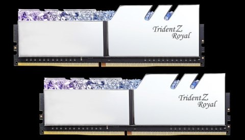 G.SKILL TRIDENTZ ROYAL RGB DDR4 2X16GB 3200MHZ CL16 XMP2 SILVER F4-3200C16D-32GTRS G.SKILL G.SKILL TRIDENTZ ROYAL RGB DDR4 2X16GB 3200MHZ CL16 XMP2 SILVER F4-3200C16D-32GTRS G.SKILL