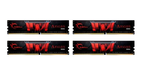 Zestaw pamięci G.SKILL Aegis F4-3200C16Q-32GIS (DDR4 DIMM; 4 x 8 GB; 3200 MHz; CL16) G.SKILL