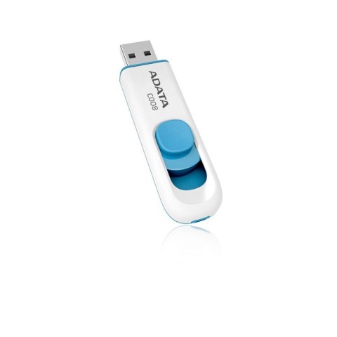 ADATA FLASHDRIVE C008 64GB USB 2.0 WHITE&BLUE ADATA