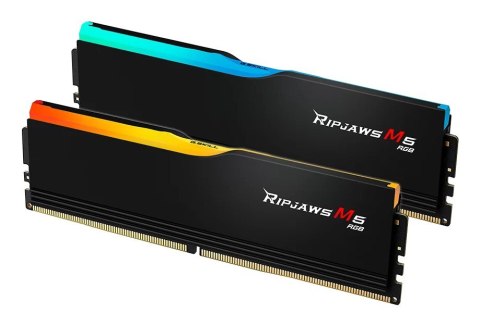 G.SKILL RIPJAWS M5 RGB DDR5 2X16GB 6000MHZ CL28 XMP3 BLACK F5-6000J2836G16GX2-RM5RK G.SKILL G.SKILL RIPJAWS M5 RGB DDR5 2X16GB 6000MHZ CL28 XMP3 BLACK F5-6000J2836G16GX2-RM5RK G.SKILL