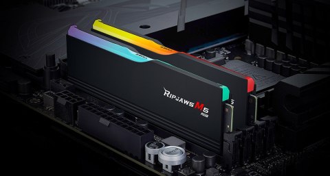G.SKILL RIPJAWS M5 RGB DDR5 2X32GB 5200MHZ CL40 XMP3 BLACK F5-5200J4040A32GX2-RM5RK G.SKILL G.SKILL RIPJAWS M5 RGB DDR5 2X32GB 5200MHZ CL40 XMP3 BLACK F5-5200J4040A32GX2-RM5RK G.SKILL