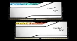 G.SKILL TRIDENT Z5 ROYAL RGB DDR5 2X16GB 6400MHZ CL30 SILVER F5-6400J3039G16GX2-TR5S G.SKILL