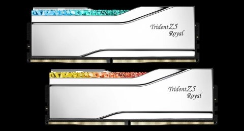 G.SKILL TRIDENT Z5 ROYAL RGB DDR5 2X16GB 6400MHZ CL30 SILVER F5-6400J3039G16GX2-TR5S G.SKILL G.SKILL TRIDENT Z5 ROYAL RGB DDR5 2X16GB 6400MHZ CL30 SILVER F5-6400J3039G16GX2-TR5S G.SKILL