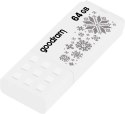 GOODRAM FLASHDRIVE 64GB UME2-WINTER WHITE USB 2.0 GoodRam