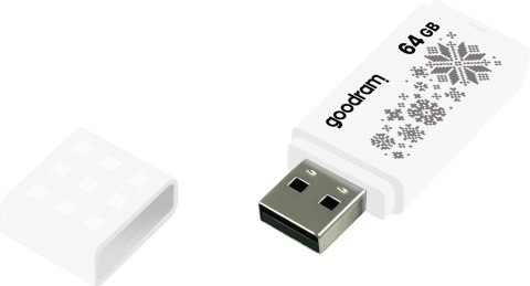 GOODRAM FLASHDRIVE 64GB UME2-WINTER WHITE USB 2.0 GoodRam GOODRAM FLASHDRIVE 64GB UME2-WINTER WHITE USB 2.0 GoodRam