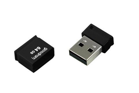 GOODRAM FLASHDRIVE PICCOLO 64GB UPI2 BLACK USB 2.0 GoodRam GOODRAM FLASHDRIVE PICCOLO 64GB UPI2 BLACK USB 2.0 GoodRam