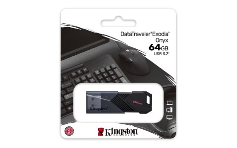 KINGSTON FLASH 64GB USB3.2 DataTraveler Exodia Onyx Kingston KINGSTON FLASH 64GB USB3.2 DataTraveler Exodia Onyx Kingston