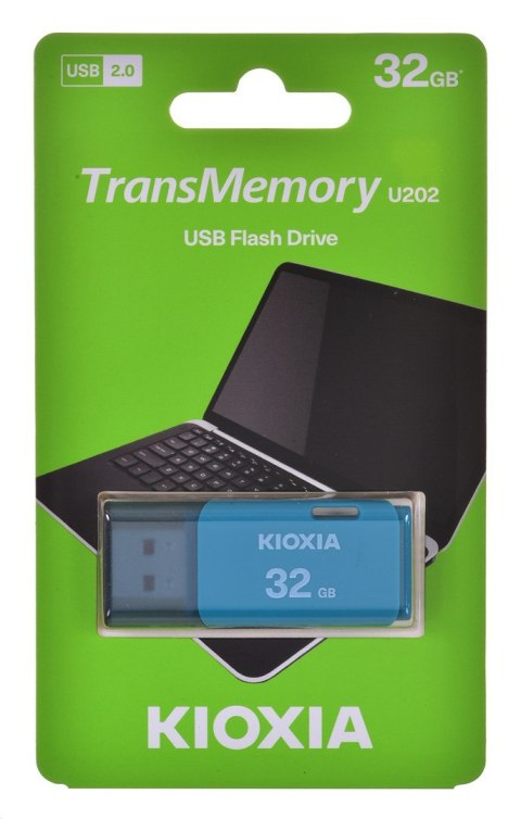 KIOXIA FlashDrive U202 Hayabusa 32GB Aqua KIOXIA KIOXIA FlashDrive U202 Hayabusa 32GB Aqua KIOXIA