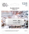 Pendrive GoodRam UME2-1280W00R11-WI (128GB; USB 2.0; kolor biały) WINTER GoodRam