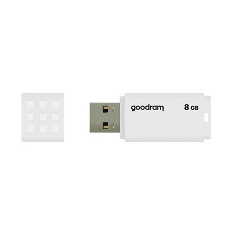 Pendrive GoodRam UME2 UME2-0080W0R11 (8GB; USB 2.0; kolor biały) GoodRam Pendrive GoodRam UME2 UME2-0080W0R11 (8GB; USB 2.0; kolor biały) GoodRam