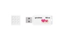 Pendrive GoodRam UME3-0640W0R11-V (64GB; USB 3.0; kolor biały) VALENTINE GoodRam