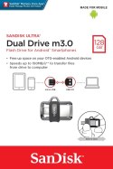 Pendrive SanDisk ULTRA SDDD3-128G-G46 (128GB; microUSB, USB 3.0; kolor szary) SanDisk