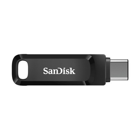 Pendrive SanDisk Ultra Dual GO SDDDC3-128G-G46 (128GB; USB 3.0, USB-C; kolor czarny) SanDisk Pendrive SanDisk Ultra Dual GO SDDDC3-128G-G46 (128GB; USB 3.0, USB-C; kolor czarny) SanDisk