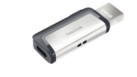 Pendrive SanDisk Ultra SDDDC2-128G-G46 (128GB; USB 3.1, USB-C; kolor czarny) SanDisk Pendrive SanDisk Ultra SDDDC2-128G-G46 (128GB; USB 3.1, USB-C; kolor czarny) SanDisk