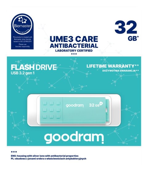 USB 3.0 GOODRAM 32GB UME3 CARE GoodRam USB 3.0 GOODRAM 32GB UME3 CARE GoodRam