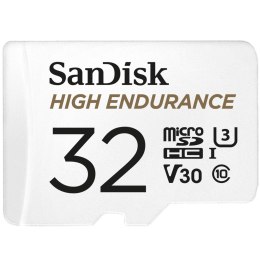 High Endurance microSDHC 32GB V30 z adapterem (rejestratory i monitoring) SanDisk