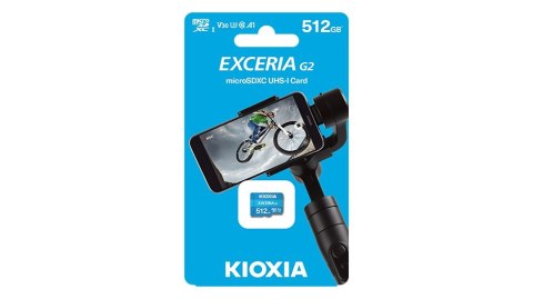 KIOXIA 512GB microSD KIOXIA Exceria (gen 2) UHS I U3 V30 with adapter KIOXIA KIOXIA 512GB microSD KIOXIA Exceria (gen 2) UHS I U3 V30 with adapter KIOXIA