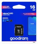 Karta pamięci GoodRam M1AA-0160R12 (16GB; Class 10, Class U1; Adapter, Karta pamięci) GoodRam