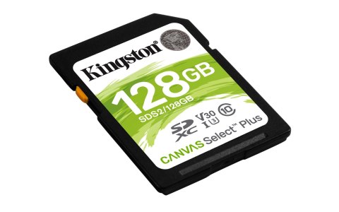 Karta pamięci Kingston Canvas Select Plus SDS2/128GB (128GB; Class U3, V30; Karta pamięci) Kingston Karta pamięci Kingston Canvas Select Plus SDS2/128GB (128GB; Class U3, V30; Karta pamięci) Kingston