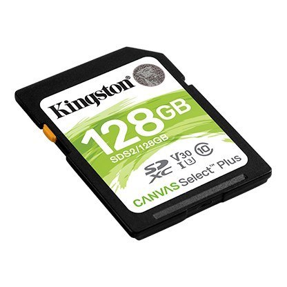 Karta pamięci Kingston Canvas Select Plus SDS2/128GB (128GB; Class U3, V30; Karta pamięci) Kingston Karta pamięci Kingston Canvas Select Plus SDS2/128GB (128GB; Class U3, V30; Karta pamięci) Kingston