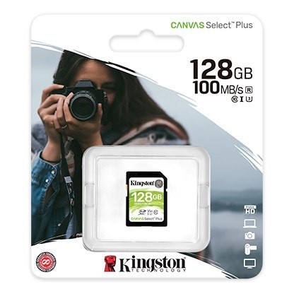 Karta pamięci Kingston Canvas Select Plus SDS2/128GB (128GB; Class U3, V30; Karta pamięci) Kingston Karta pamięci Kingston Canvas Select Plus SDS2/128GB (128GB; Class U3, V30; Karta pamięci) Kingston