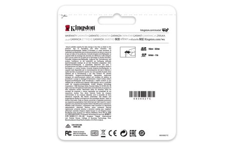 Karta pamięci Kingston Canvas Select Plus SDS2/256GB (256GB; Class U3, V30; Karta pamięci) Kingston Karta pamięci Kingston Canvas Select Plus SDS2/256GB (256GB; Class U3, V30; Karta pamięci) Kingston