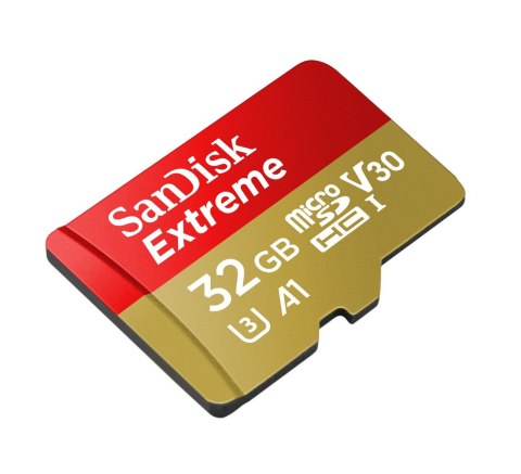 Karta pamięci SanDisk Extreme SDSQXAF-032G-GN6AA (32GB; Class U3; Adapter, Karta pamięci) SanDisk Karta pamięci SanDisk Extreme SDSQXAF-032G-GN6AA (32GB; Class U3; Adapter, Karta pamięci) SanDisk
