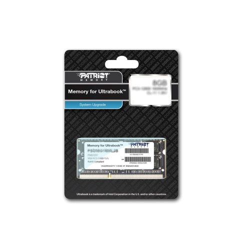 PATRIOT DDR3 8GB Ultrabook 1600MHz CL11 SO-DIMM Patriot Memory PATRIOT DDR3 8GB Ultrabook 1600MHz CL11 SO-DIMM Patriot Memory