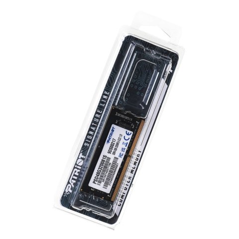 PATRIOT SO-DIMM DDR4 8GB 3200MHz Rank1 Patriot Memory PATRIOT SO-DIMM DDR4 8GB 3200MHz Rank1 Patriot Memory