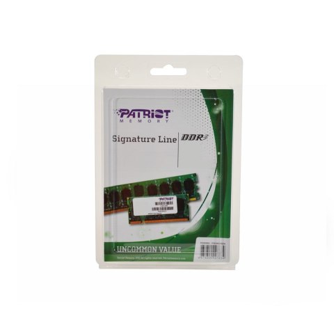 Pamięć Patriot Memory Signature PSD38G16002S (DDR3 SO-DIMM; 1 x 8 GB; 1600 MHz; CL11) Patriot Memory Pamięć Patriot Memory Signature PSD38G16002S (DDR3 SO-DIMM; 1 x 8 GB; 1600 MHz; CL11) Patriot Memory