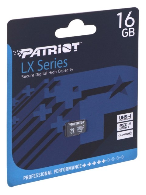 Patriot 16GB LX Series UHS-I microSDHC Patriot Memory Patriot 16GB LX Series UHS-I microSDHC Patriot Memory