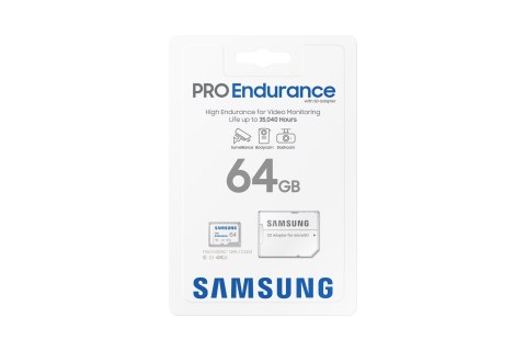 SAMSUNG PRO Endurance micro SDXC 64GB MB-MJ64KA/EU Samsung SAMSUNG PRO Endurance micro SDXC 64GB MB-MJ64KA/EU Samsung