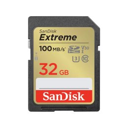 SANDISK EXTREME SDHC 32 GB 100/60 MB/s C10 V30 UHS- SanDisk
